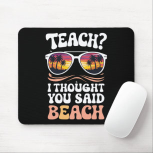 Mousepad Ensinei Pensei Que Você Disse Professor de Praia G