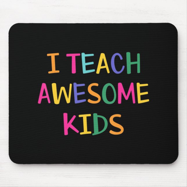 Mousepad Ensino Crianças Incríveis Professores De Autismo (Frente)