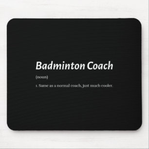 Mousepad Ensino De Badminton Engraçado Igual Ao Treinador N