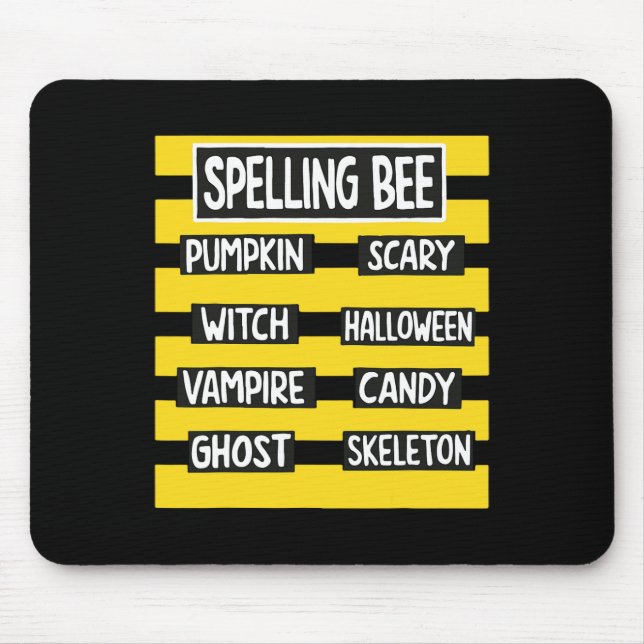 Mousepad Ensino Engraçado De Halloween Para Professores Que (Frente)