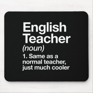 Mousepad Ensino Inglês Definição De Professores Diversão De