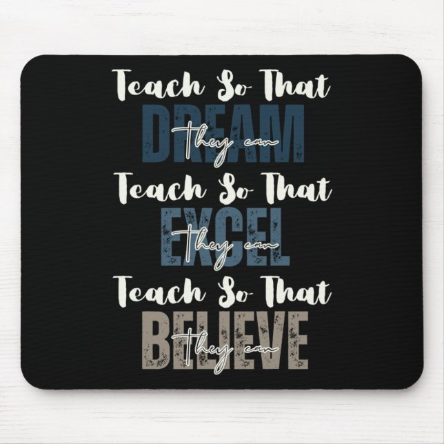 Mousepad Ensino Para Que Possam Sonhar Com História Negra M (Frente)