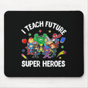 Mousepad Ensino Super Heróis Futuros Dando Presente Ensinan