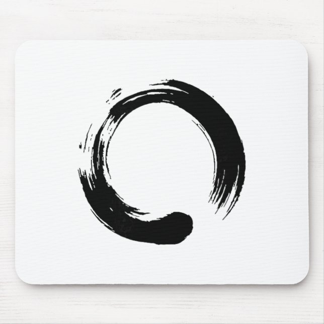 Mousepad Enso, Zen, Circle, Symbol, Buddhism, Buddha, Medit (Frente)