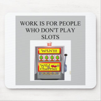 Mousepad entalha o jogador do casino do jogador
