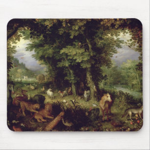 Mousepad Enterre ou o paraíso terrestre, 1607-08 (óleo na