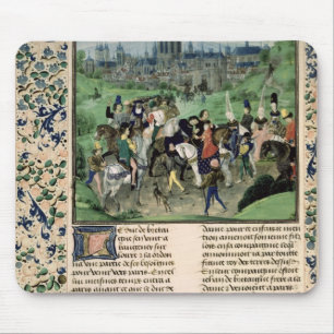 Mousepad Entrada de Louis novo II de Anjou em Paris