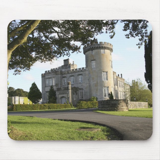 Mousepad entrada lateral do Castelo Dromoland sem pessoas (Frente)