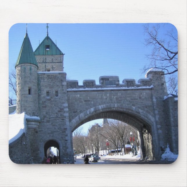Mousepad Entrada na Cidade Velha do Quebec, Quebec, Canadá (Frente)