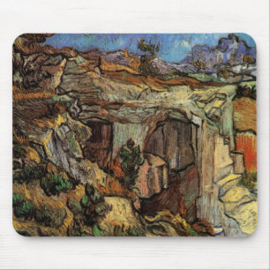 Mousepad Entrada para a pedreira, Saint-Remy por Vincent va