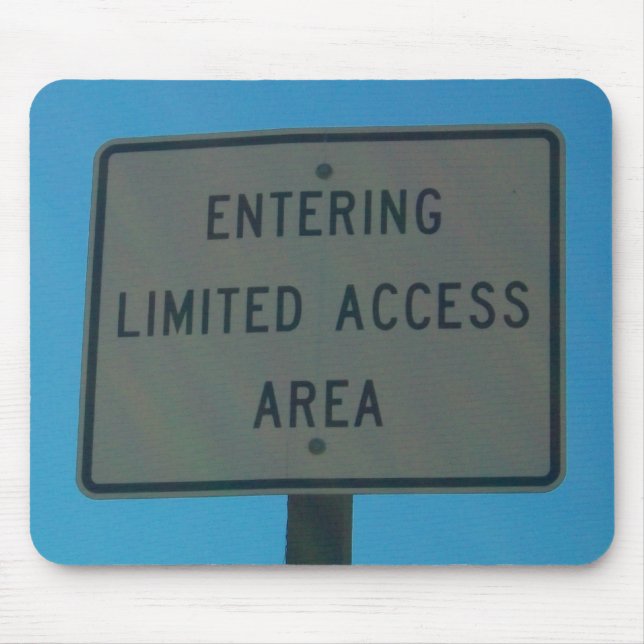 Mousepad Entrando na Área de Acesso Limitado (Frente)