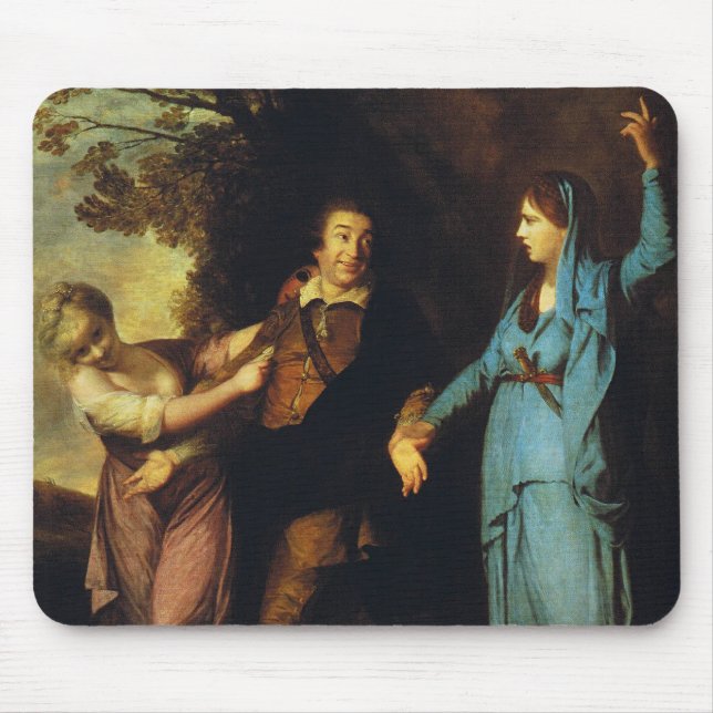 Mousepad Entre Tragédia E Comédia - David Garrick (Frente)
