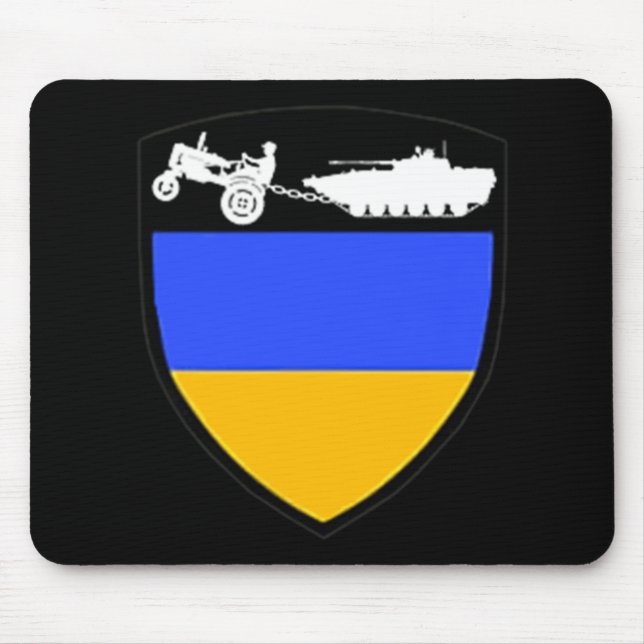 Mousepad Entretenimento com Trator Agrícola na Ucrânia (Frente)