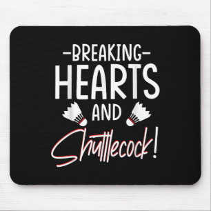 Mousepad Entusiasta de Peteca de Badminton Treinador de Raq