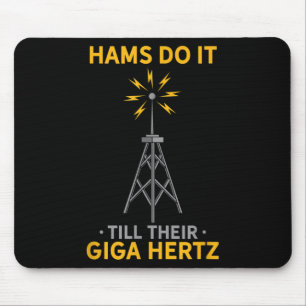 Mousepad Entusiastas do Operador Amador da Rádio Funny Ham
