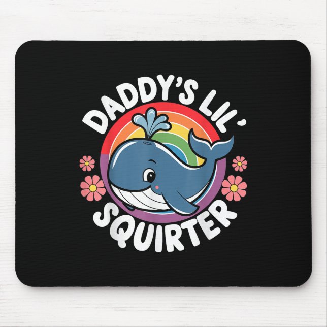 Mousepad Envergonhamento inapropriado do esquadrão Daddys L (Frente)