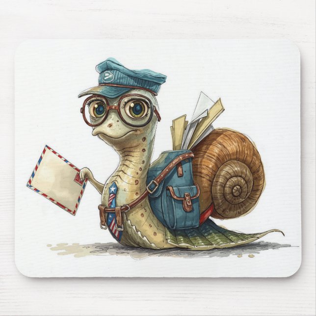 Mousepad Enviando e-mail do Snail Mailman (Frente)