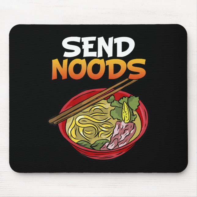 Mousepad Enviar Noods Kakashi Bowl Ramen Japão Ahegao Anime (Frente)