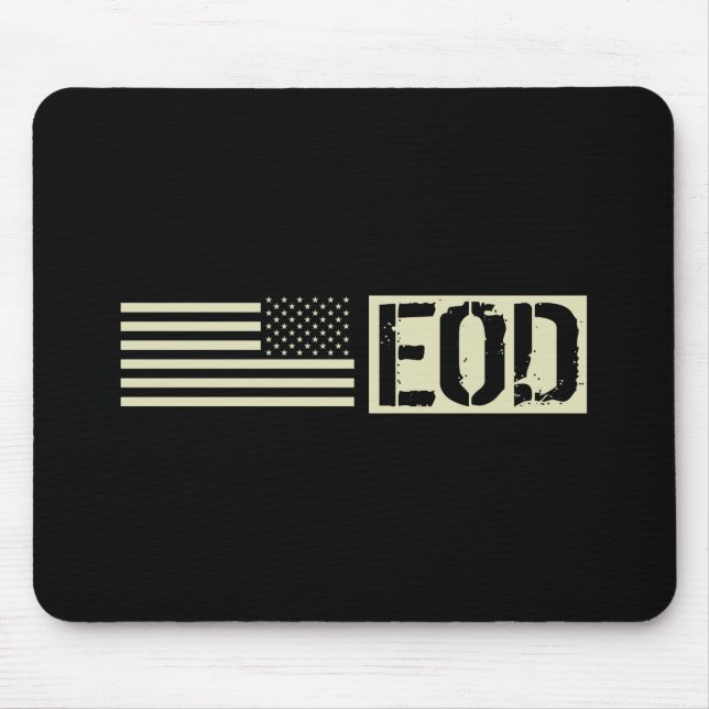 Mousepad EOD - Bandeira negra (Frente)