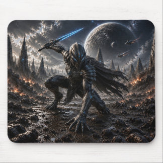 Mousepad Epic Alien Knight in a Distant Galaxy