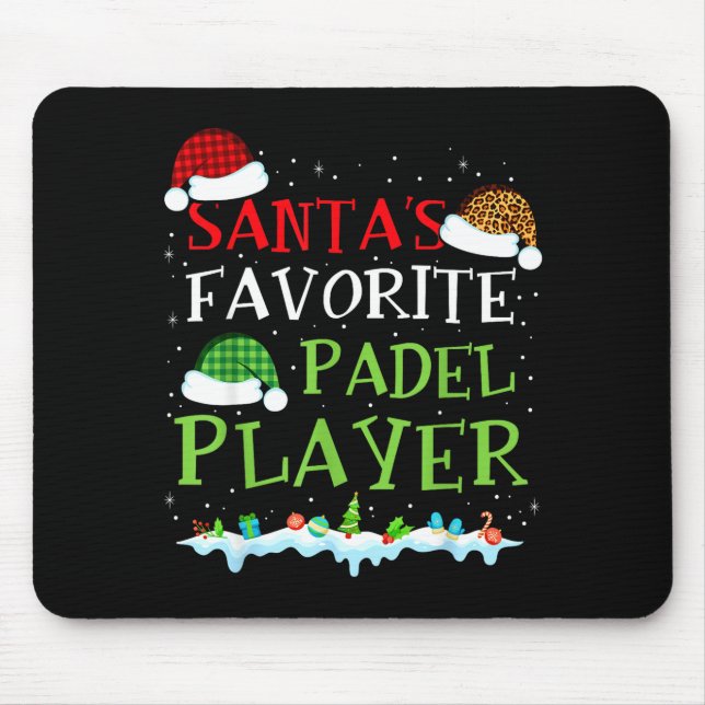 Mousepad Epic Coach Favorite s Player Padel Santa Padel Fun (Frente)