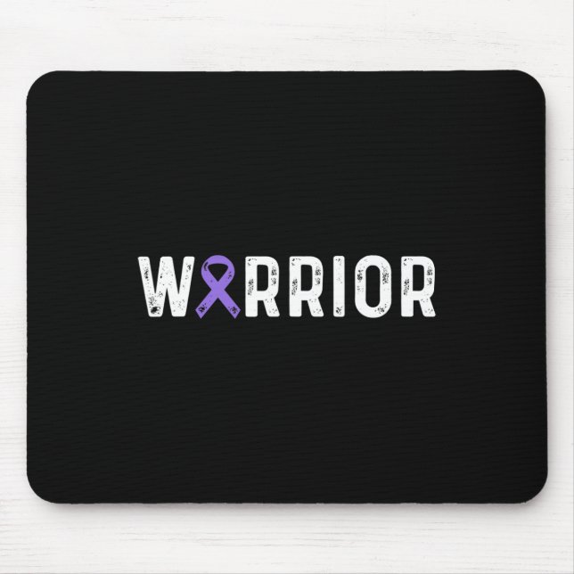 Mousepad Epilepsia Guerreira Sensibilização Purple Ribbon M (Frente)