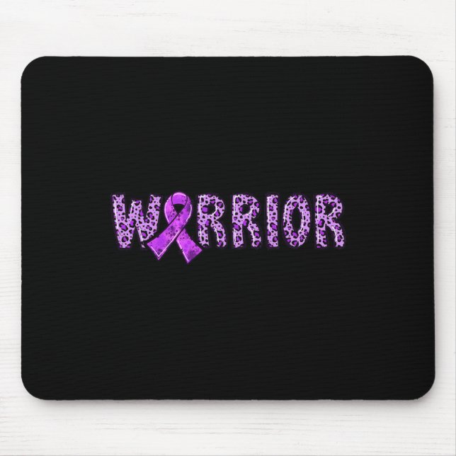 Mousepad Epilepsia Sensibilização Guerreira Púrpura Fita Le (Frente)