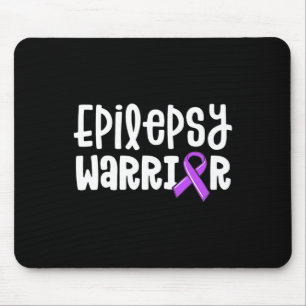 Mousepad Epilepsy Warrior Kids Purple Ribbon Awarness