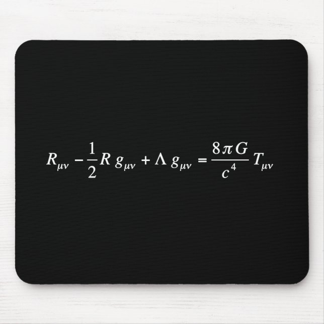 Mousepad Equação de campo Einstein da relatividade geral (Frente)