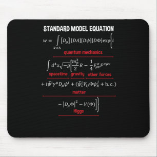 Mousepad Equação Modelo Padrão De Nerdy - Presente Para Fís