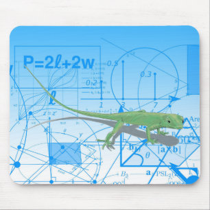 Mousepad Equações matemáticas e designs geométricos