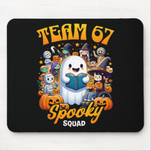 Mousepad Equipe 67 Esquadrão Assustador Divertido Seis Sete