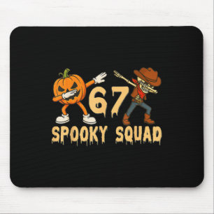 Mousepad Equipe Assustadora Abóbora 67 Meme de Halloween 6 