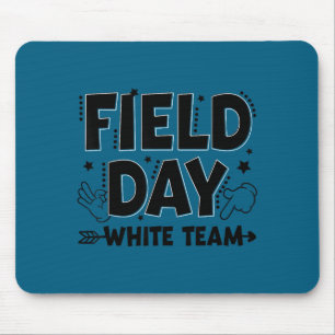 Mousepad Equipe branca dia de campo competição de jogo de c