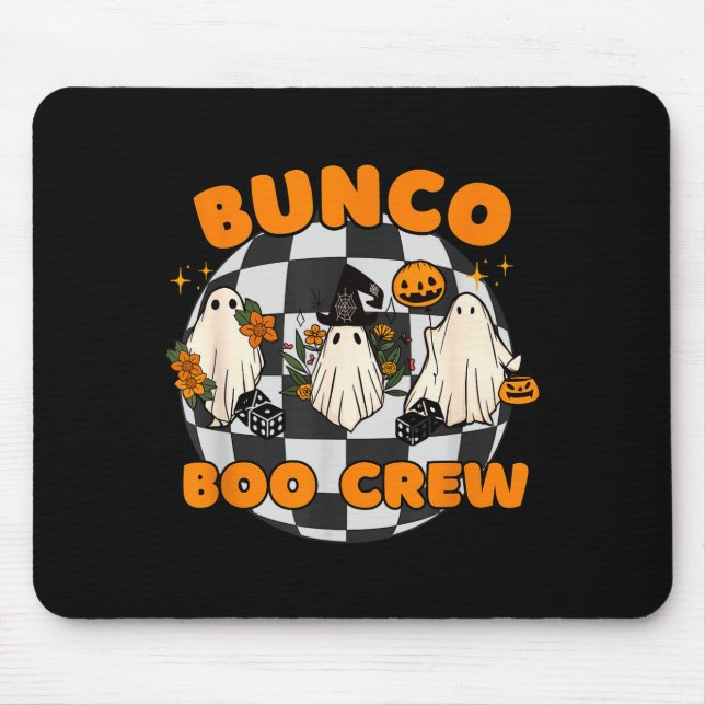 Mousepad Equipe Bunco Boo Bunco Dados de Halloween  (Frente)