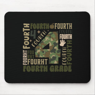 Mousepad Equipe Camuflada 4º Ano Esquadrão Volta às Aulas P