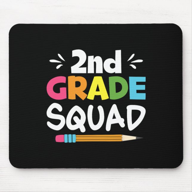 Mousepad Equipe da 2ª Série Segundo Professor Aluno Equipe  (Frente)