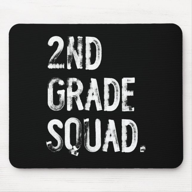 Mousepad Equipe da 2ª Série Volta às Aulas Aluno Professor (Frente)