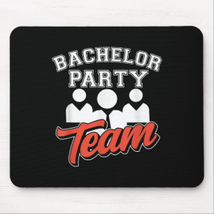 Mousepad Equipe da Despedida de Solteiro Noivo Noiva _8