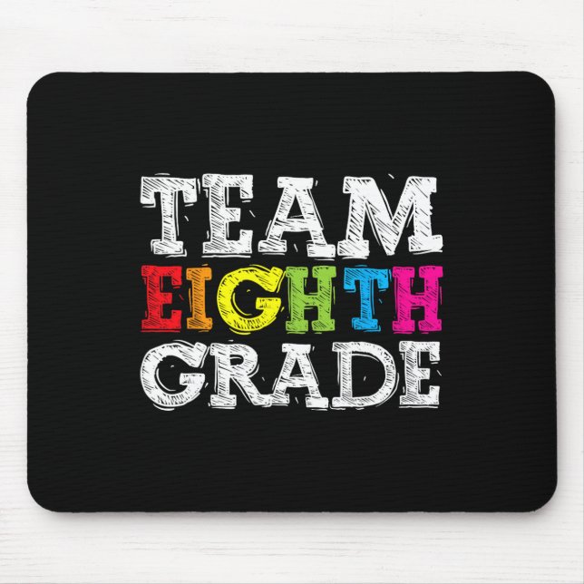 Mousepad Equipe da Oitava Série Bem-vindo Byck à Escola Pri (Frente)