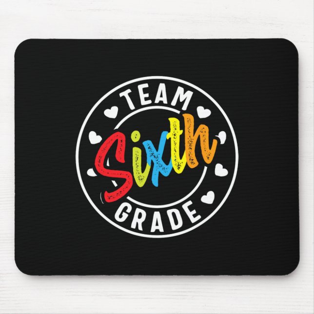 Mousepad Equipe da sexta série Byck para a escola meninos m (Frente)