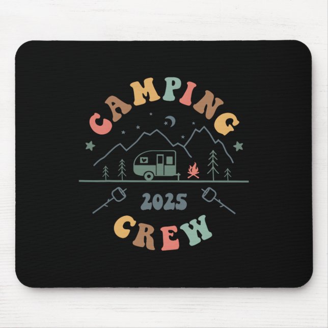 Mousepad Equipe de Acampamento 2025 Viagem de Acampamento 2 (Frente)