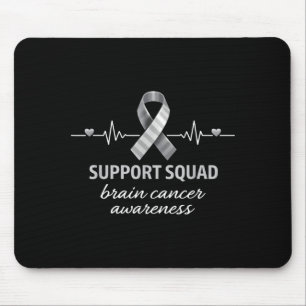 Mousepad Equipe de apoio à conscientização sobre o câncer c