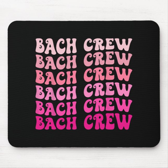 Mousepad Equipe de Bach A Noiva Festa de Noivado Despedida  (Frente)