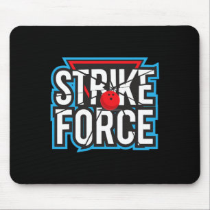 Mousepad Equipe de Boliche da força de ataque da Boliche da