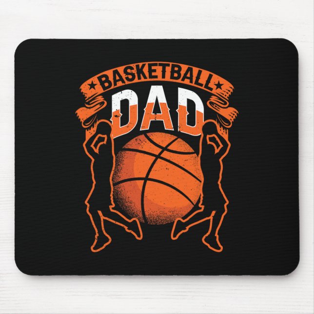 Mousepad Equipe de Coach do Jogador de Pai de Basquete Padr (Frente)