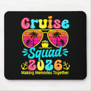 Mousepad Equipe de cruzeiro 2026 criando memórias grupo fam