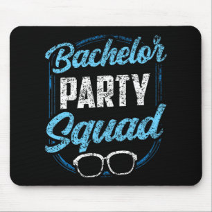 Mousepad Equipe de Despedida de Solteiro Noiva Noivo
