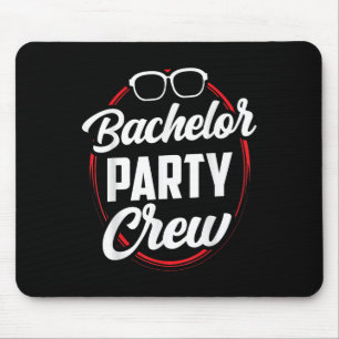 Mousepad Equipe de Despedida de Solteiro Noiva Noivo