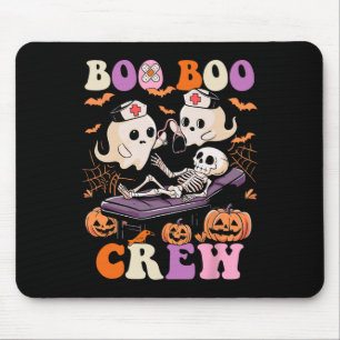 Mousepad Equipe de Enfermeira Boo Boo Fantasma de Halloween